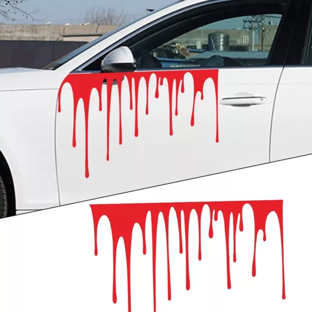 Stilvoll für Karosserie Grafik Aufkleber Terror Blut Thema einfach zu installie