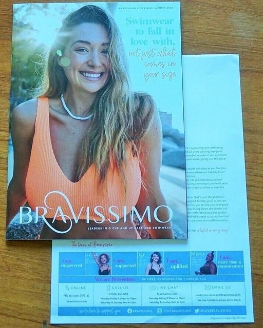 BRAVISSIMO HIGH SUMMER 2023 Lingerie Swimwear Huge Catalogue & Letter