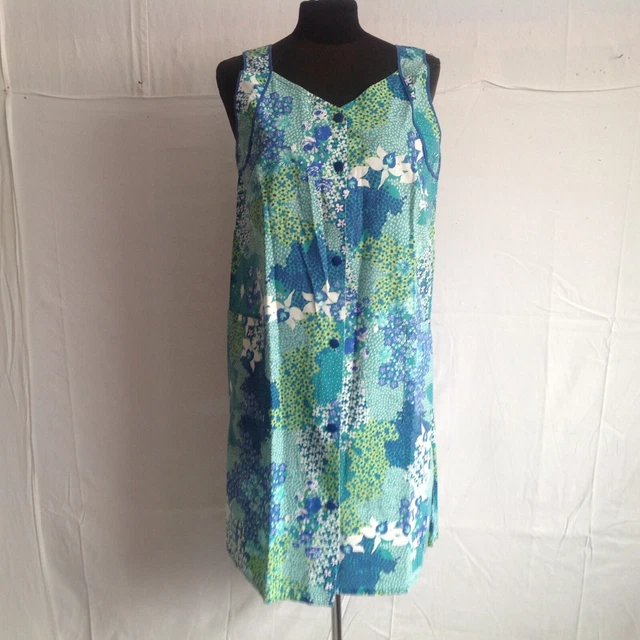 Robe Femme Vintage CREATION MONVENEUR – Taille 40 – Coupe Droite Asymétrique – Multicouleur – Occasion Très Bon état