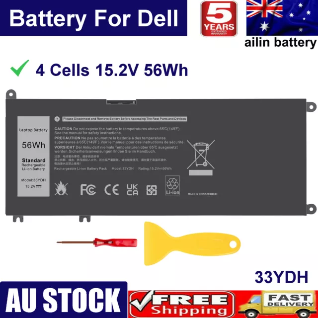 56Wh 33YDH Battery for DELL G Series G5 5587 3779 G7 7588 G3 3579 Series Laptop