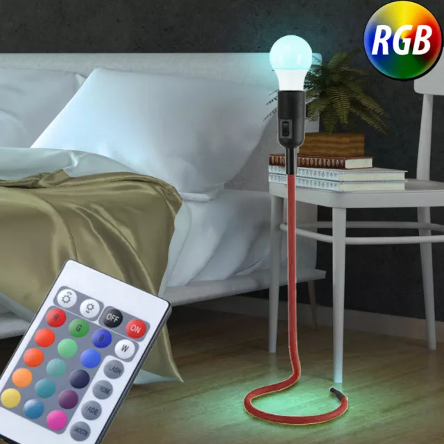 LED Lampada da Tavolo Dormire Camera RGB Telecomando Regolatore Tavolino Notte