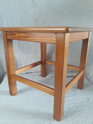 pine cracket table/stool 2