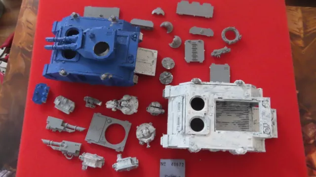 Spiele Workshop Warhammer 40k Space Marines Predator Nashorn Panzer Ersatzteile Reparaturen
