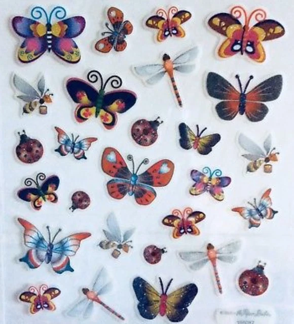 Lot 16 Figurines Cycle De Vie Insectes – Papillon, Abeille, Libellule, Coccinelle, Éducatif