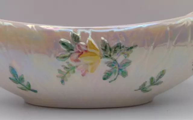 Maling Pottery Floret Gondola Vase c1961 2