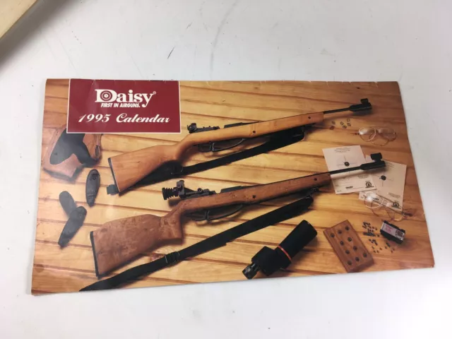 Vintage Daisy BB Gun 1995 Calendar Catalog Brochure