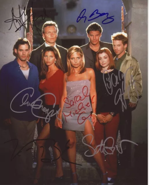 Buffy The Vampire Slayer Cast Autograph Signed Photo Poster