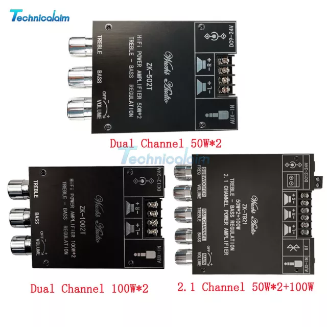 Bluetooth 5.0 TPA3116 modulo amplificatore audio 2/2.1 CH 50W*2 100W*2 50W*2+100W