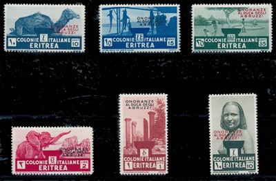 COLONIE ERITREA 1934 ONORANZE DUCA  ABRUZZI 6 VAL MLH X393 