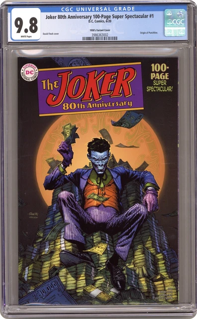 Joker 80th Anniversary 100 Page Super Spectacular 1C Finch 1950's CGC 9.8 2020
