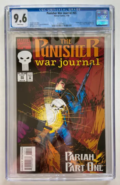 Marvel Comics The Punisher War Journal Vol 1 #65 1994 CGC 9.6