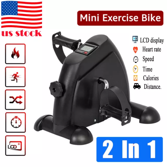 Portable Mini Cycle Bike Foot Pedal Exercise Machine Arm Leg Recovery Peddle NEW