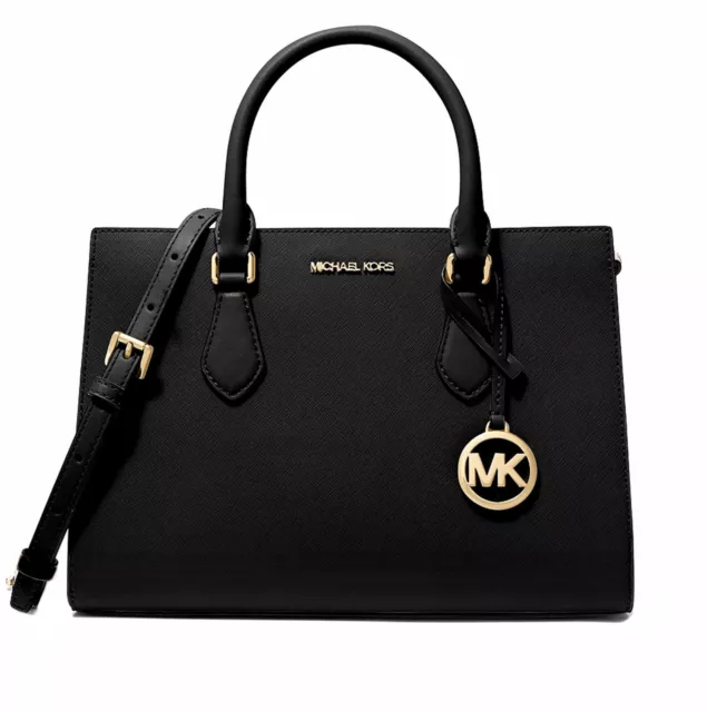 Michael Kors Women's Handbag Sheila MD ZIP Satchel Black New