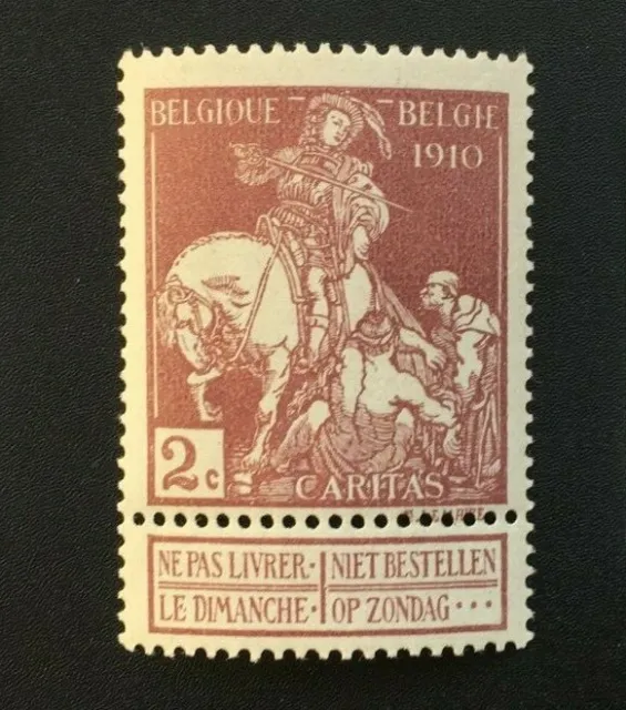 Briefmarke Belgien Briefmarke - Yvert Und Tellier N° 89 N MH (Cyn41)