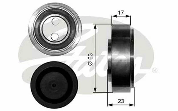 GATES Galet tendeur pour AUDI A6 T38228 - Pièces Auto Mister Auto