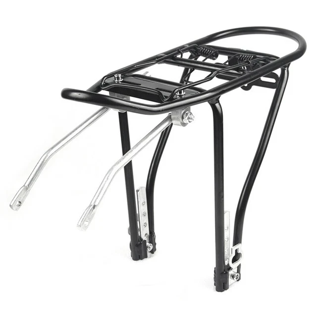 Porte-bagages Arrière Vélo Pliable 20 Pouces - Aluminium - Noir - Neuf