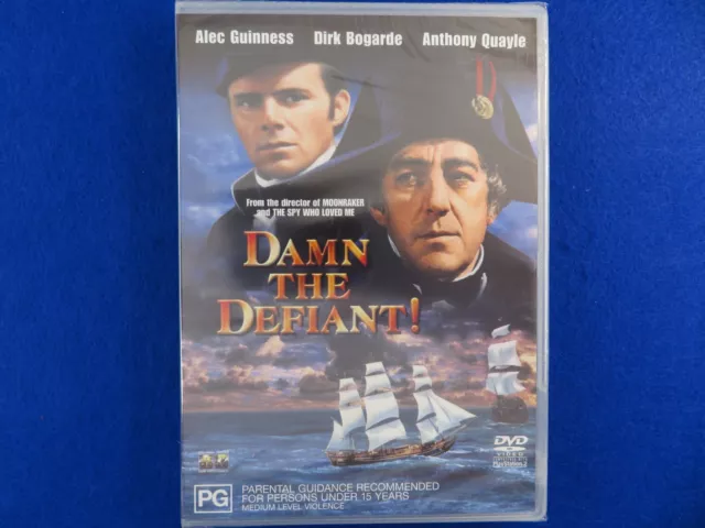 Damn The Defiant - Brand New - Alec Guinness - DVD - Region 4 - Fast Postage !!