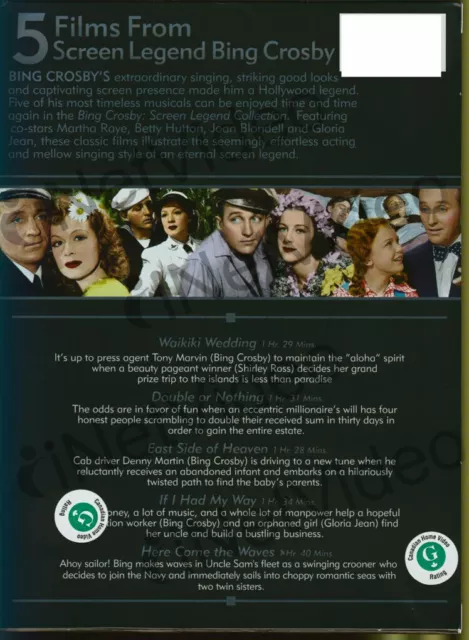 Bing Crosby - Collection Screen Legend (Coffret) DVD neuf 2