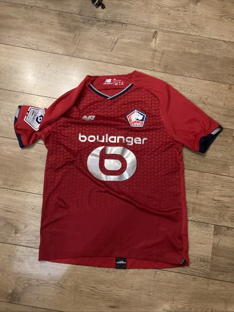 Maillot Entrainement LOSC Lille Umbro Rouge Taille L - Porté Par Le N°29
