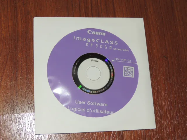 New - Genuine Software Disk FK4-1481-03 for Canon ImageClass MF3010 Printer