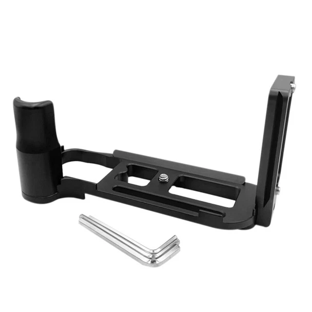Lanzamiento rápido L placa grabación vertical soporte de mano doble f R9P6