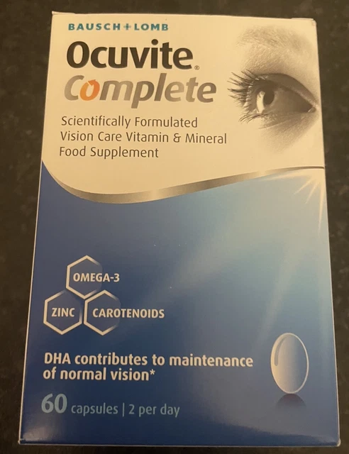 OCUVITE COMPLETE 60 Capsules £10.00 - PicClick UK