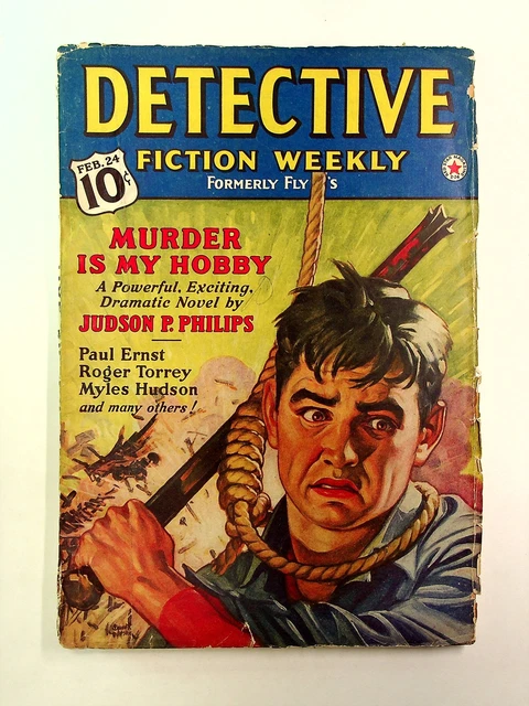 Detective Fiction Weekly Pulp Feb 24 1940 Vol. 135 #1 GD/VG 3.0
