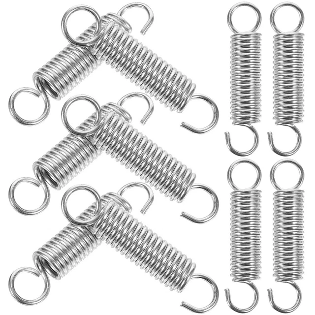 Set 200 Molle A Compressione Assortite - Acciaio Zincato, Piccole Molle Di Espansione In Scatola