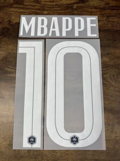 France Kylian Mbappé 10 Iron On Vinyl Player Shirt Printing Stickers