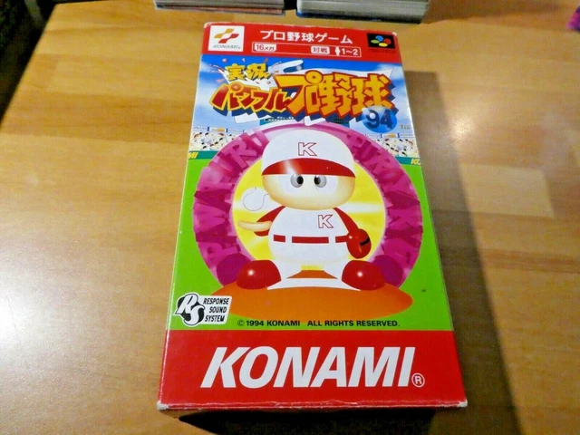 GAME/JEU SUPER FAMICOM NINTENDO NES Jikkyou Powerful Pro Yakyuu 94 SHVC YX ** #3