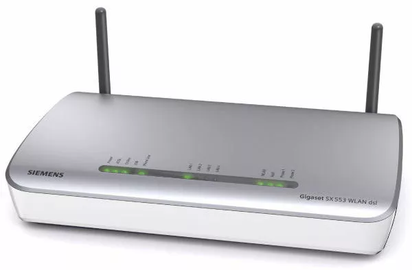 Routeur modem DSL / VoIP SIEMENS GIGASET SX553 WLAN, RNIS TK ADSL2+