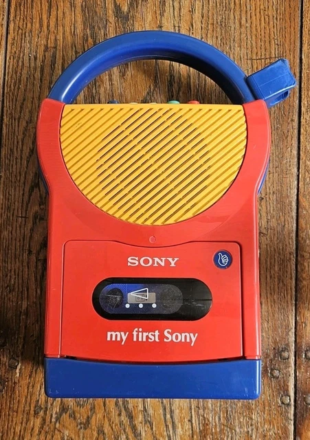 SONY RED WALKMAN CASSETTE PLAYER MY FIRST SONY FOR CHILDRENS