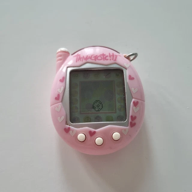 Tamagotchi Bandai 2004 - V1 Connection Pink Hearts (English EU