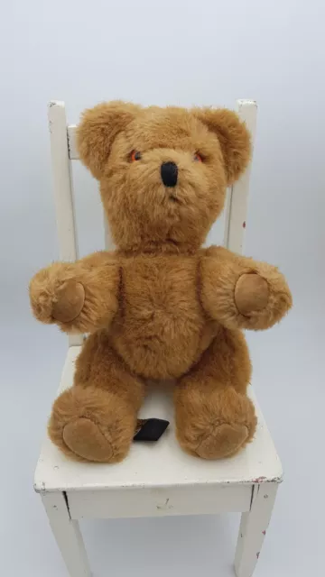 Vintage 90er Jahre Canterbury kleine Bären braun gelenkt Teddybär (Stuhl nicht enthalten)