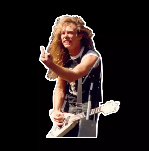 Metallica James Hetfield Sticker Decal