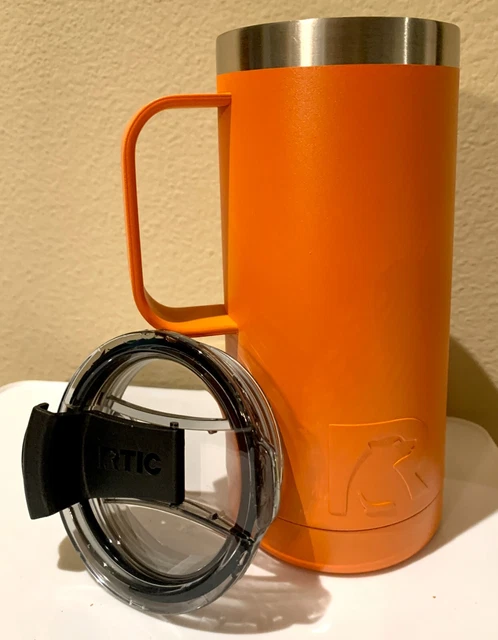 RTIC 16 oz Stainless Steel Travel Coffee Cup Tumbler Mug Vacuum Insulated 3