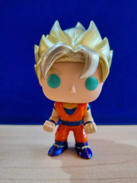 Super Saiyan Goku #14, Metallic Dragon Ball Z Funko Pop Figure No Box