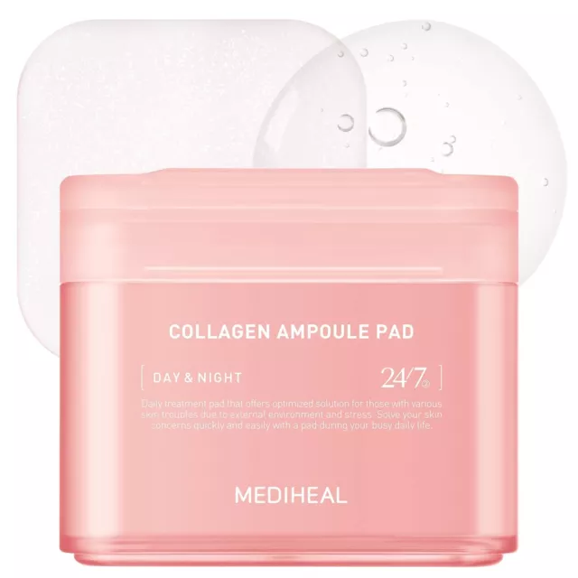 Mediheal Collagen Ampoule Pad Tighten Wrinkles & Lines 100 Pads