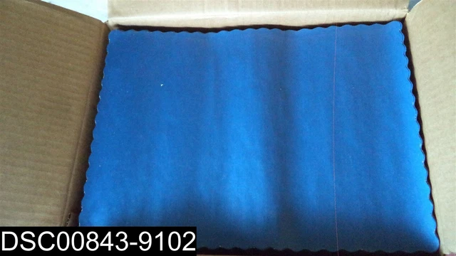 QTY=1 box 1000: 715891 Monogram Cleaning Disposables Blue Paper Placemats