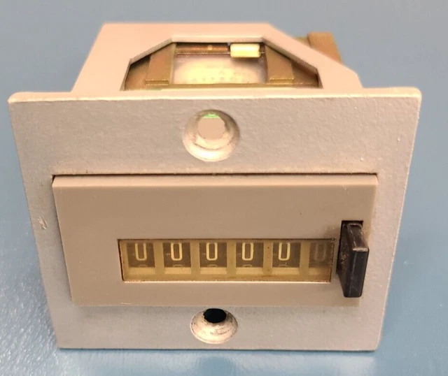 Hecon Corporation G0404489-1 Analog Counter Module 6 Digit w/ Mounting Bracket
