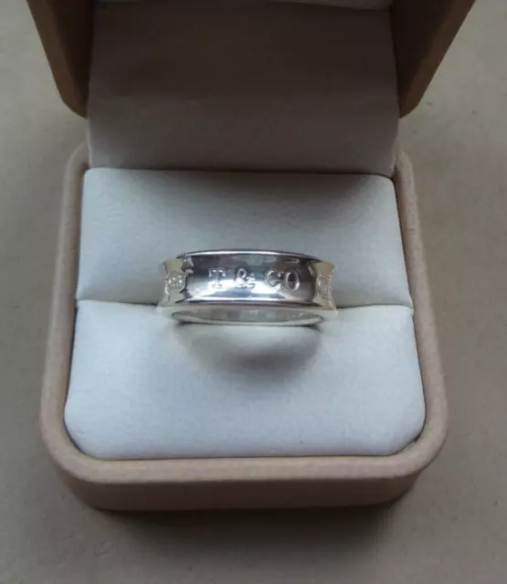 Tiffany & Co. 1837 Sterling Silver Band Ring