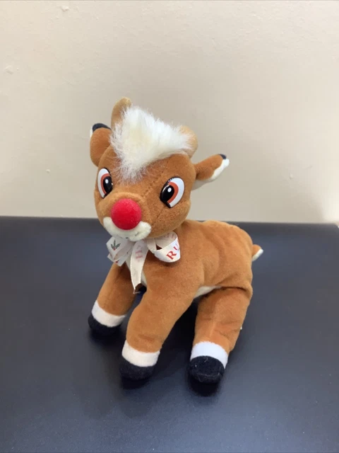 ORIGINAL RUDOLPH THE Red Nose Reindeer Soft Toy Collectable Plush
