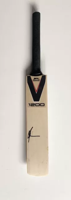 Shane Warne Signed Mini Cricket Bat / Australia Cricket / COA