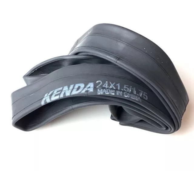 Kenda Bike bicycle Inner Tube 24'' x 1.5/1.75 Schrader Valve for 24 Inch tyre