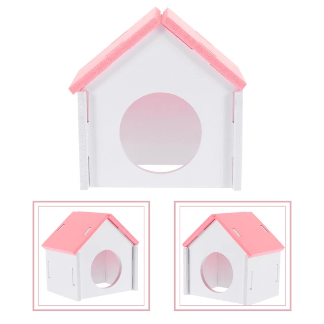 Hamster Cage House Small Animal Hiding Place Tiny Animals Pet Bed