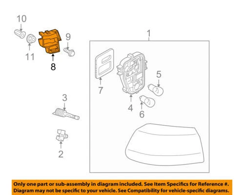 Genuine Guide profile right rear OE VW Golf R32 GTI Rabbit 5K1 5K6807394A