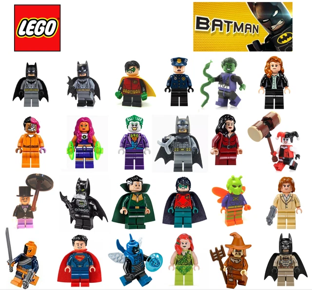 Lego Minifigure From Batman Sets - All New - Includes Robin, Catwoman, Joker