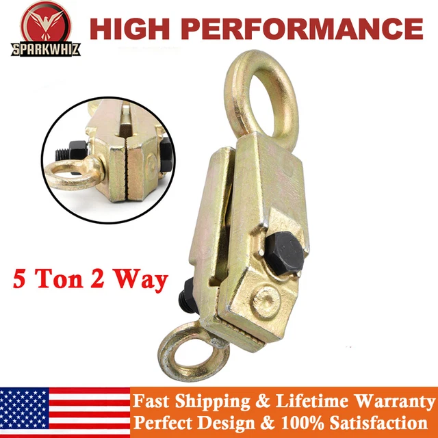 5 Ton 2 Way Self-Tightening Auto Body Repair Pull Clamp Frame Back Dent Puller