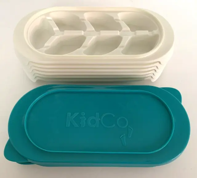 KidCo Baby Food Freezer Trays Set of 6 Storage Container with Lids
