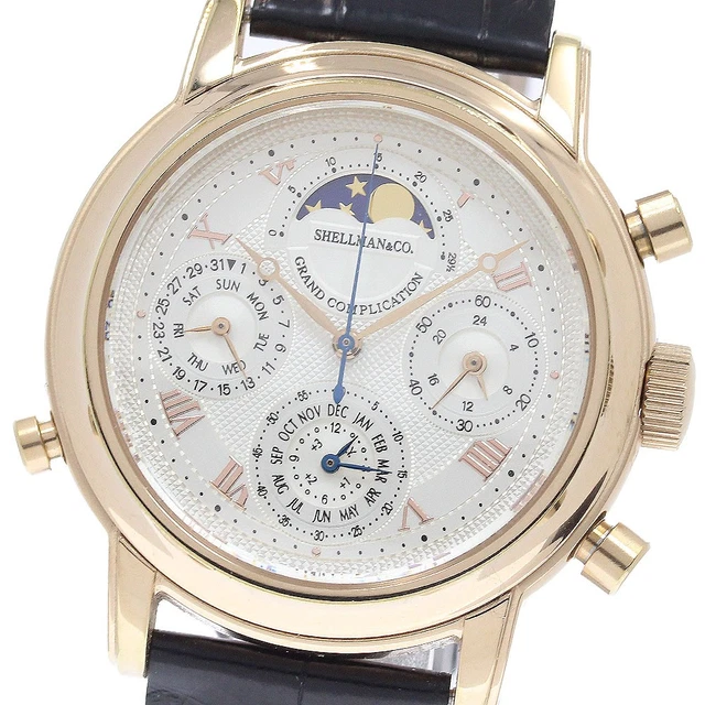 Walter Shellman SHELLMAN GRAND COMPLICATION Moon Phase Chronograph £594.77 - PicClick UK